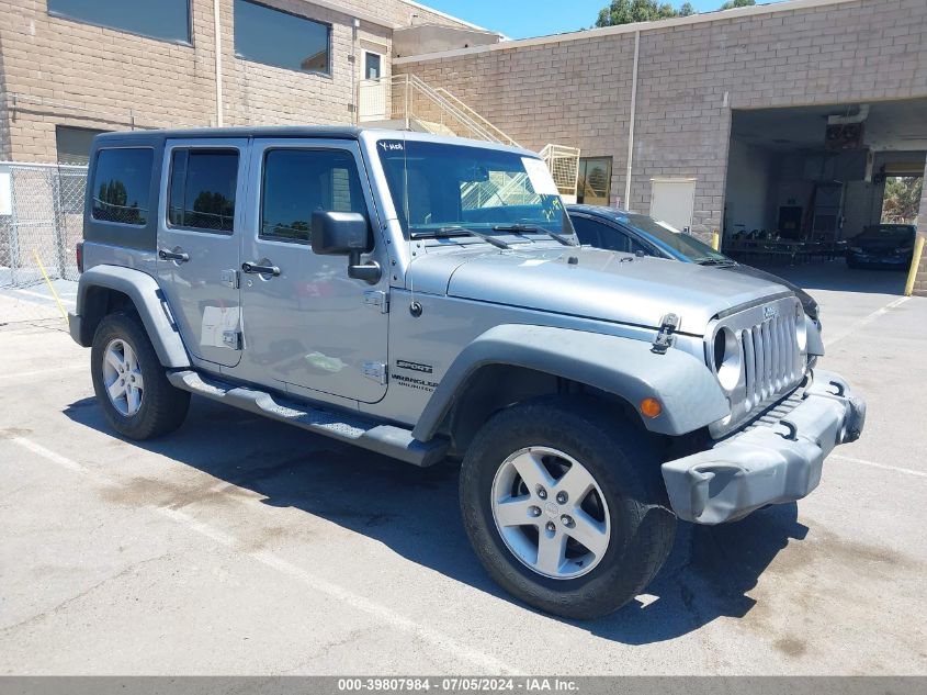 2017 JEEP WRANGLER UNLIMITED SPORT 4X4