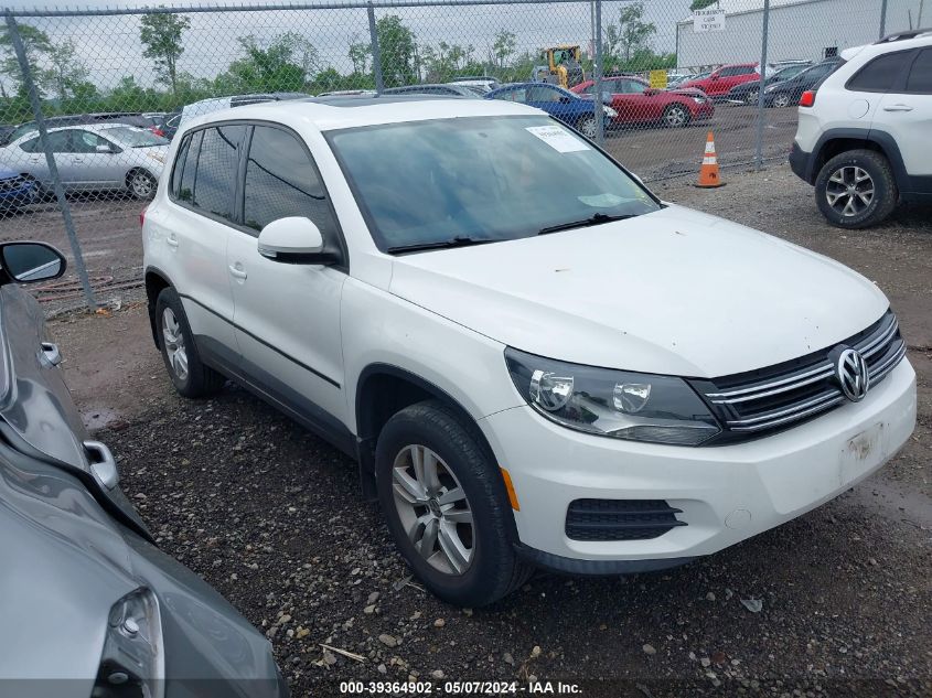 2012 VOLKSWAGEN TIGUAN S