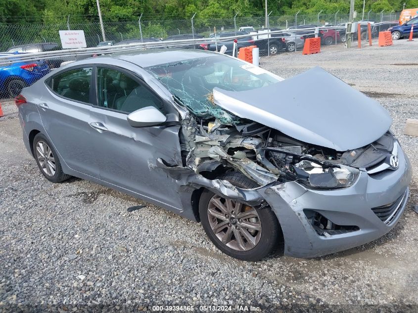 2016 HYUNDAI ELANTRA SE