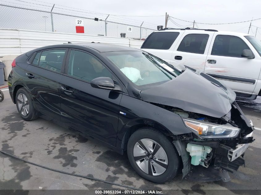 2019 HYUNDAI IONIQ HYBRID BLUE