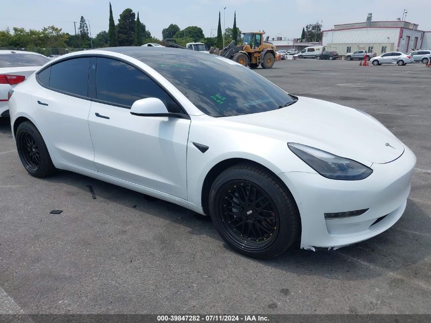 2021 TESLA MODEL 3 STANDARD RANGE PLUS REAR-WHEEL DRIVE