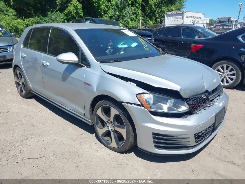 2017 VOLKSWAGEN GOLF GTI S