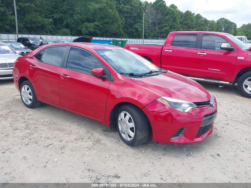 2016 TOYOTA COROLLA LE