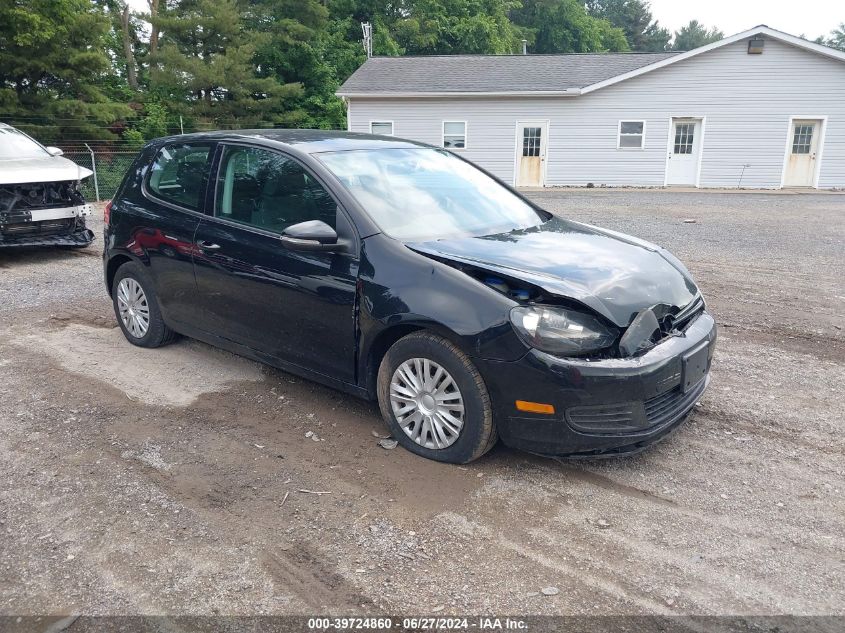 2012 VOLKSWAGEN GOLF 2.5L 2-DOOR