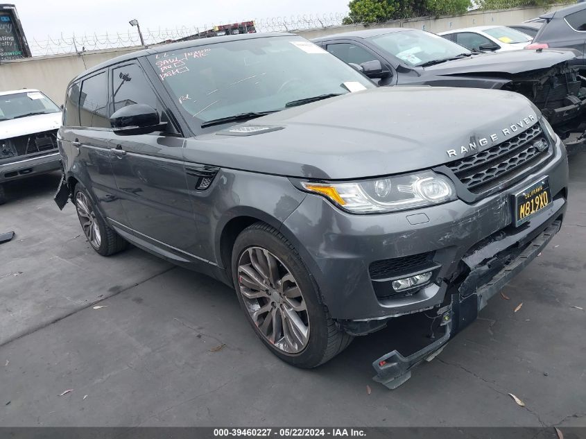 2015 LAND ROVER RANGE ROVER SPORT 5.0L V8 SUPERCHARGED