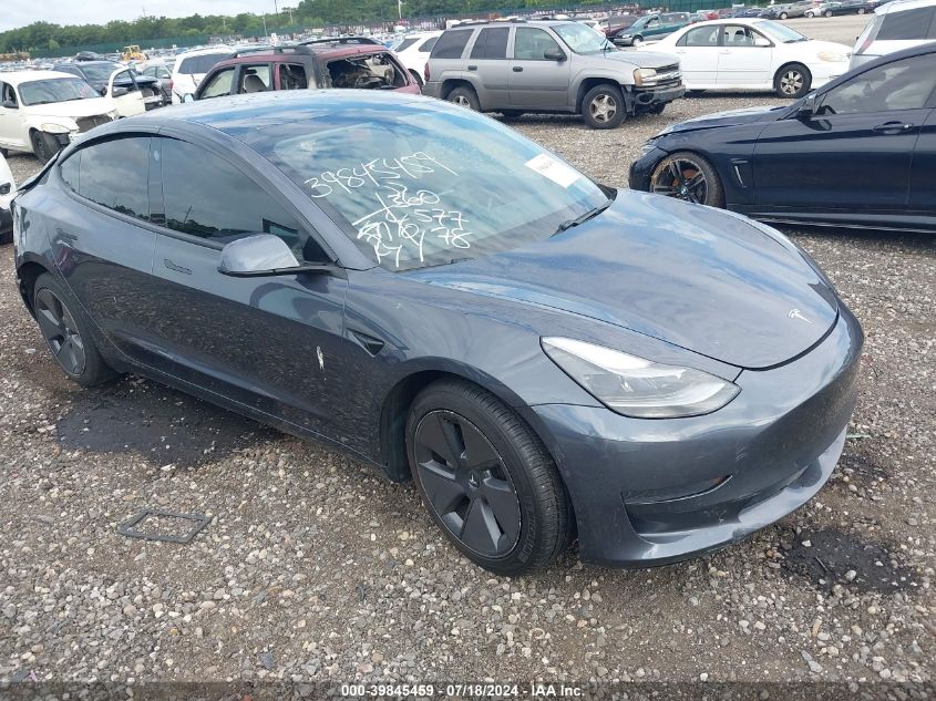 2021 TESLA MODEL 3 STANDARD RANGE PLUS REAR-WHEEL DRIVE