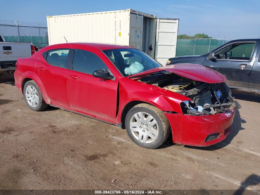 2013 DODGE AVENGER SE