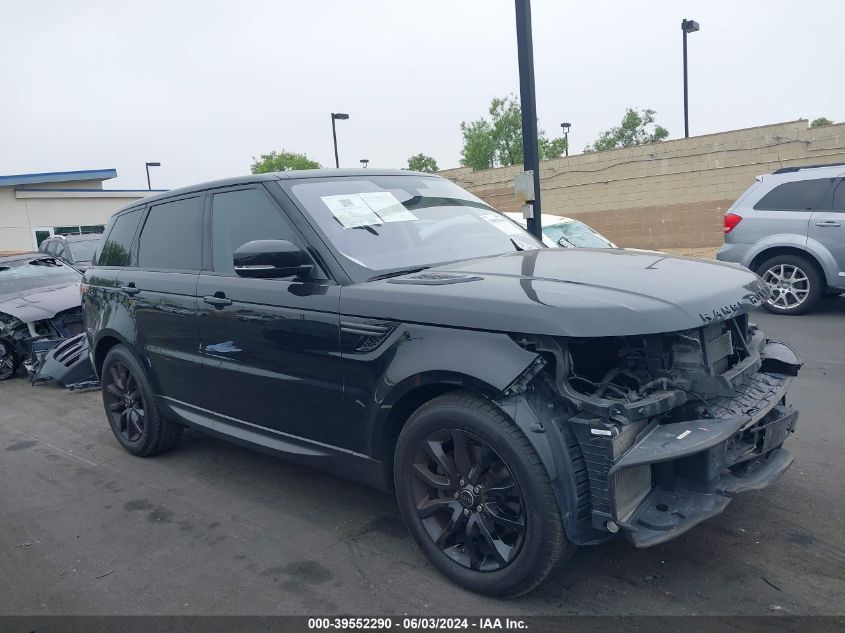 2016 LAND ROVER RANGE ROVER SPORT 3.0L V6 TURBOCHARGED DIESEL HSE TD6