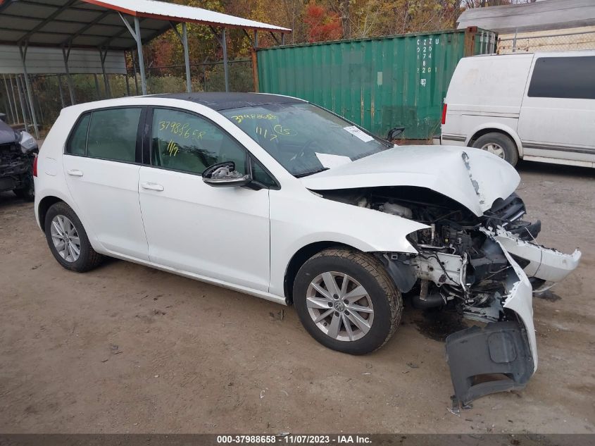 2016 VOLKSWAGEN GOLF TSI S 4-DOOR