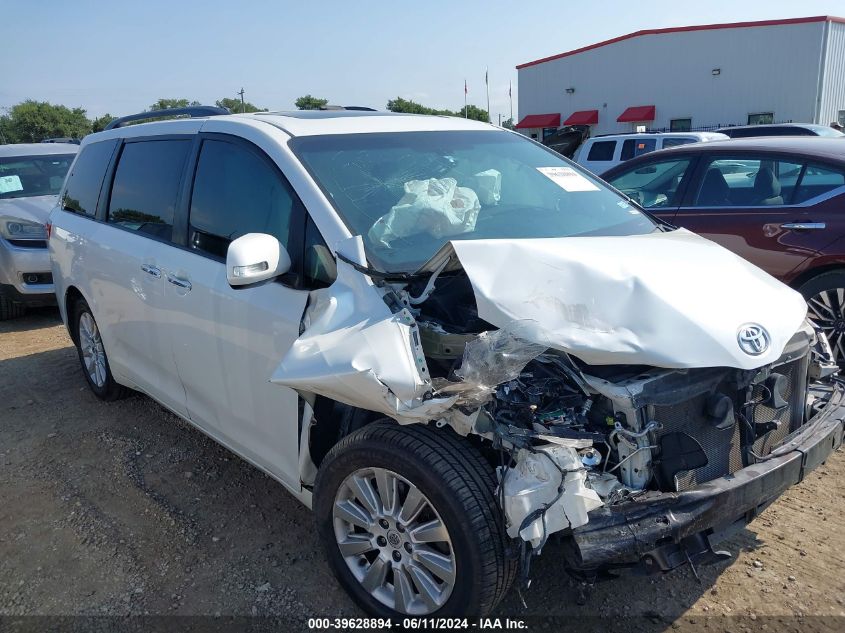 2015 TOYOTA SIENNA LIMITED PREMIUM 7 PASSENGER