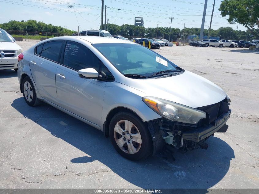 2016 KIA FORTE LX