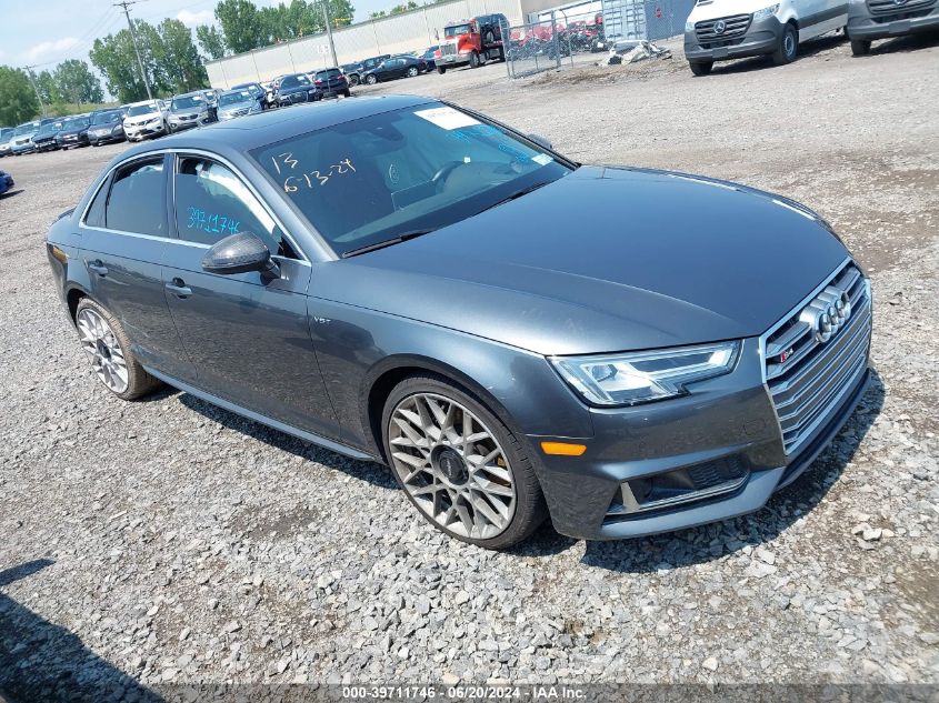 2018 AUDI S4 3.0T PREMIUM PLUS