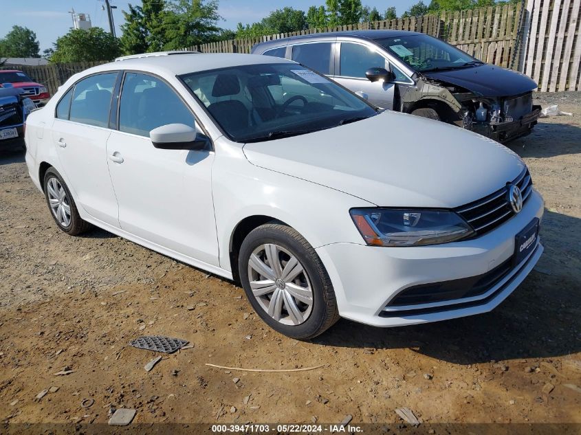 2017 VOLKSWAGEN JETTA S