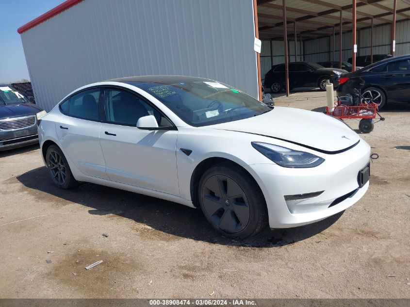 2023 TESLA MODEL 3 REAR-WHEEL DRIVE