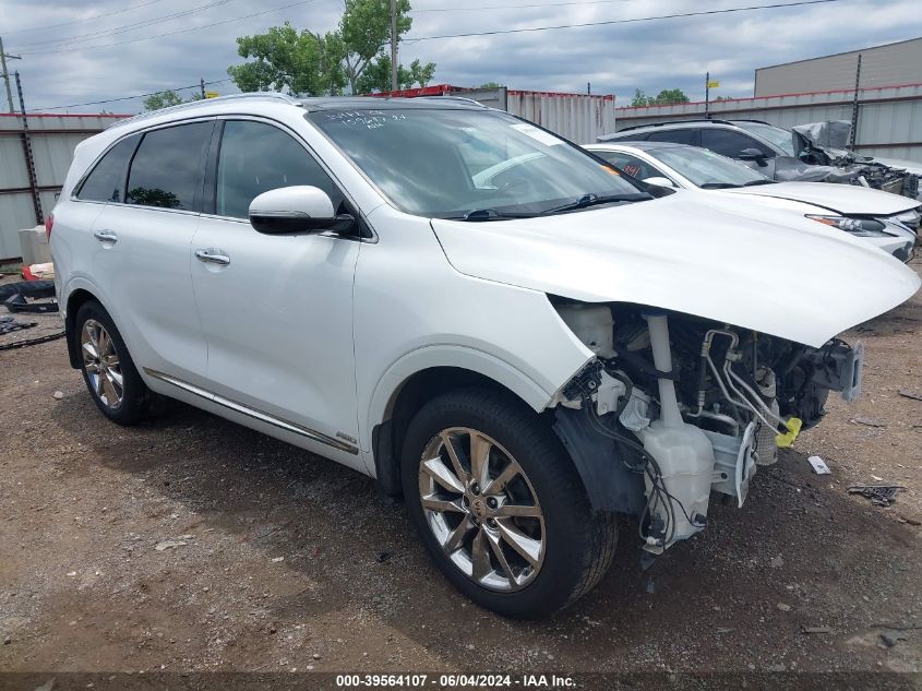 2016 KIA SORENTO 3.3L SXL