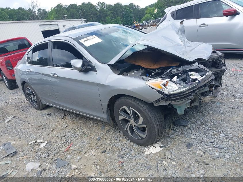 2016 HONDA ACCORD LX