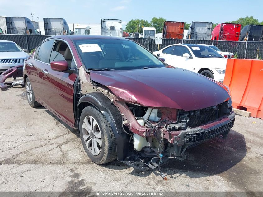 2013 HONDA ACCORD LX