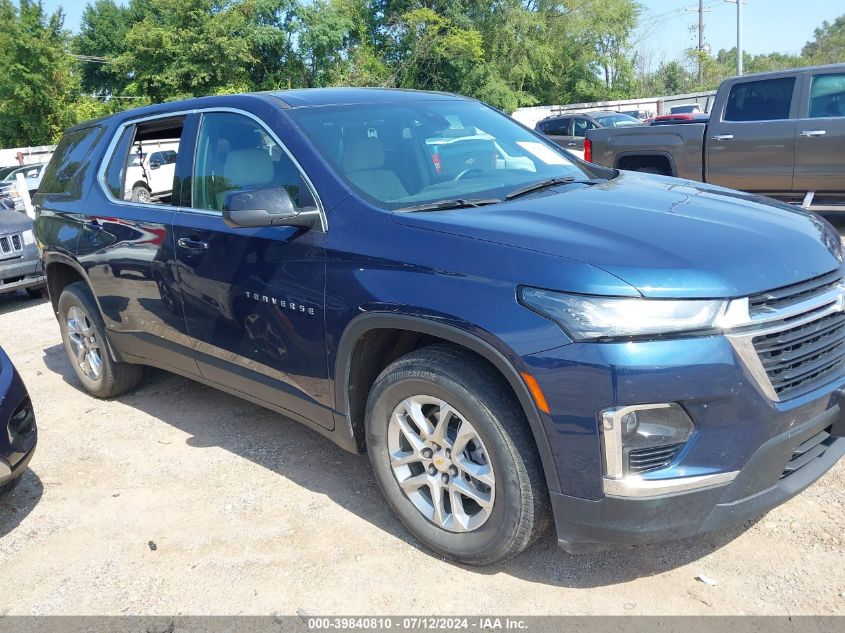 2022 CHEVROLET TRAVERSE FWD LS