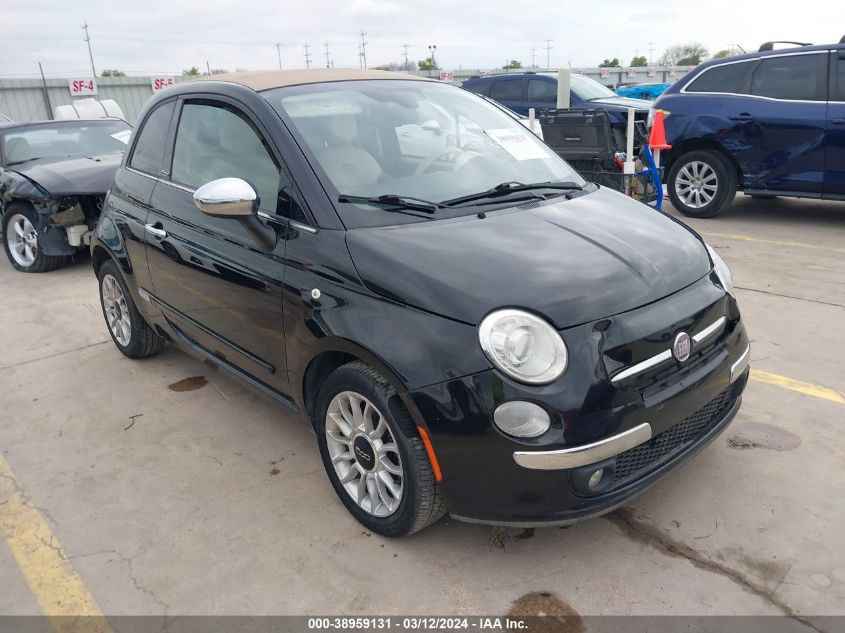 2012 FIAT 500C LOUNGE