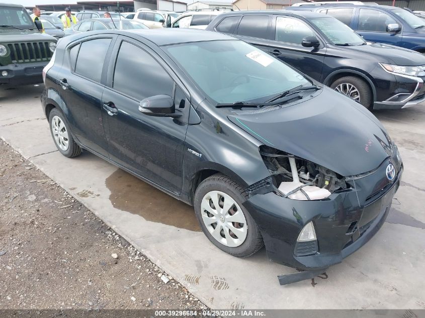 2012 TOYOTA PRIUS C ONE