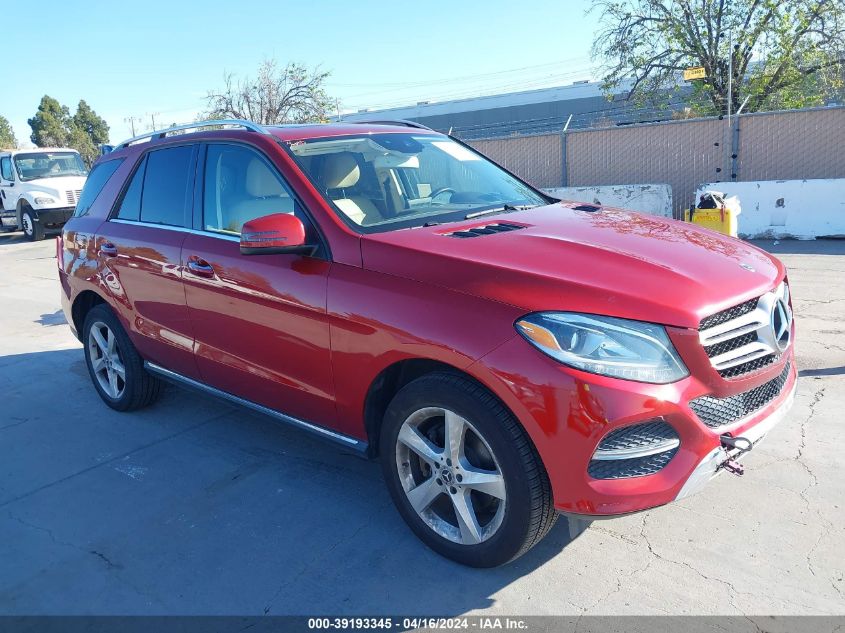 2018 MERCEDES-BENZ GLE 350 4MATIC