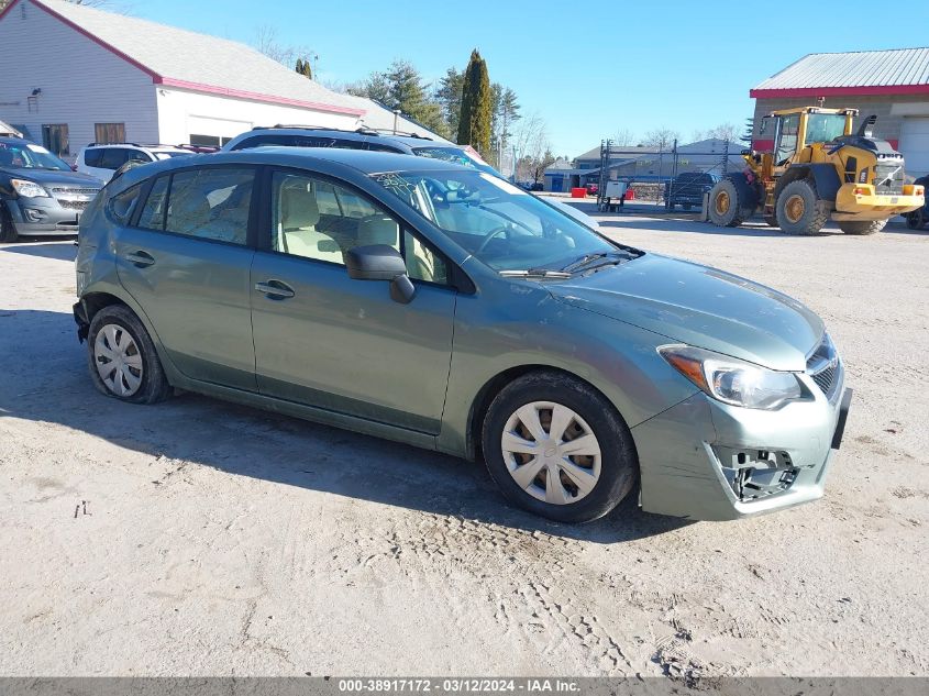 2016 SUBARU IMPREZA 2.0I