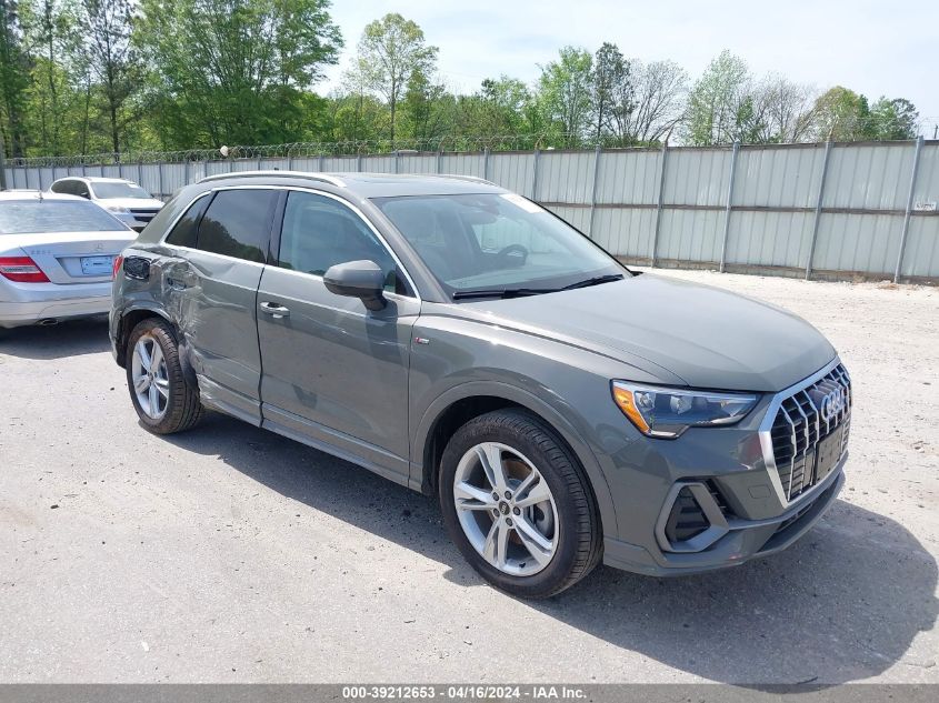 2022 AUDI Q3 PREMIUM 45 TFSI S LINE QUATTRO TIPTRONIC