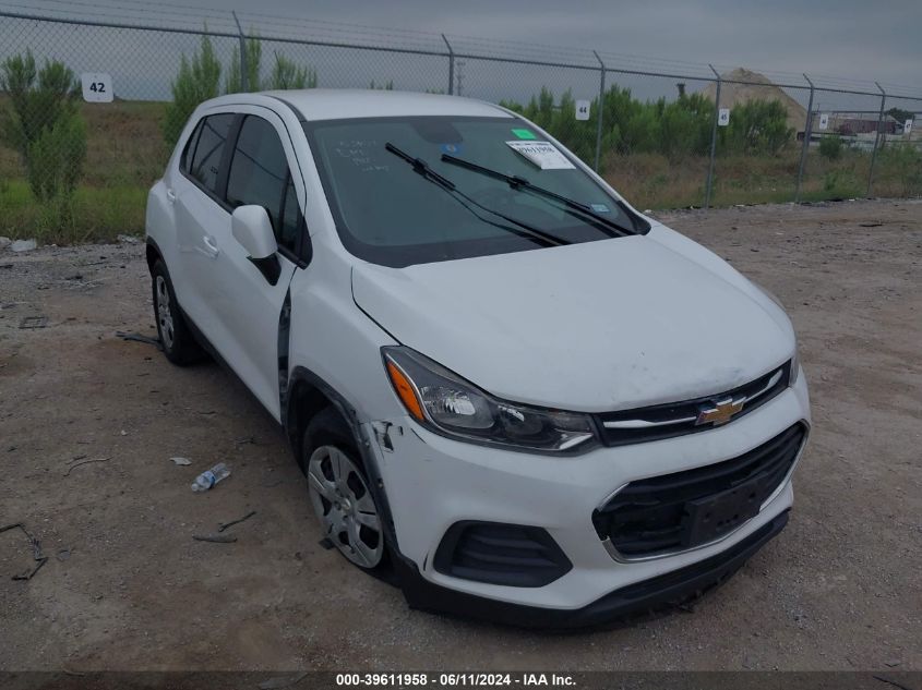 2017 CHEVROLET TRAX LS