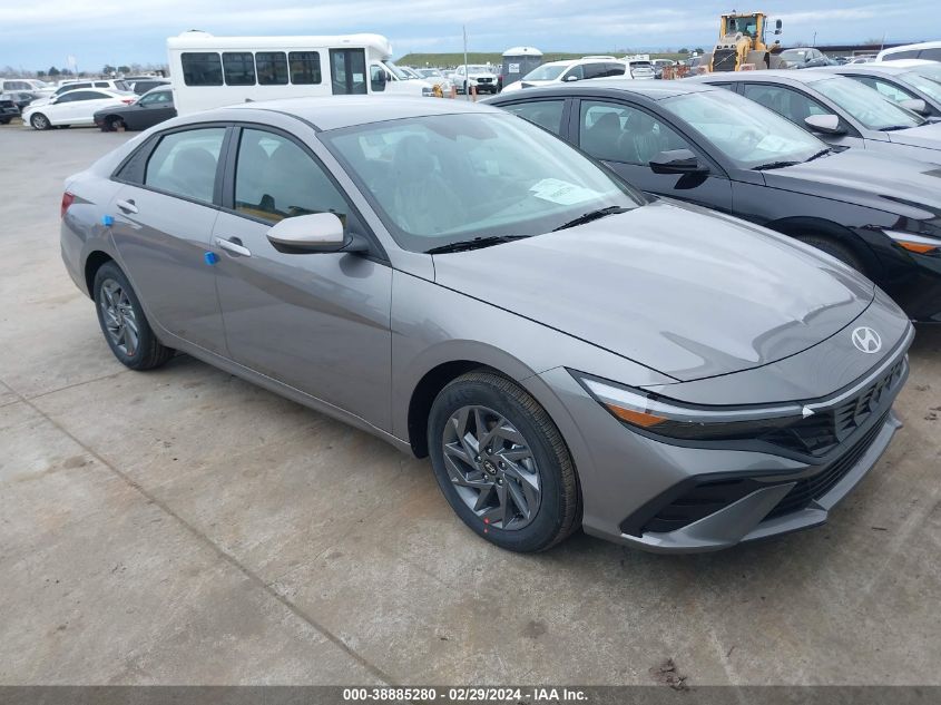 2024 HYUNDAI ELANTRA HYBRID BLUE