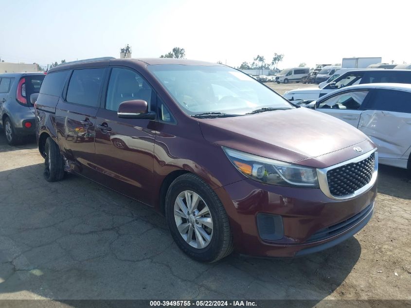 2015 KIA SEDONA LX