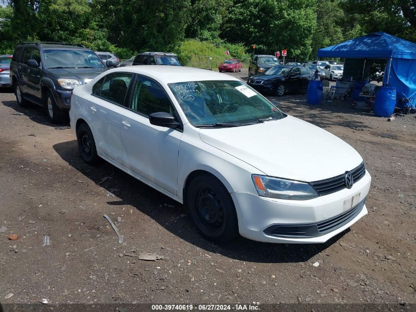 2013 VOLKSWAGEN JETTA 2.0L S