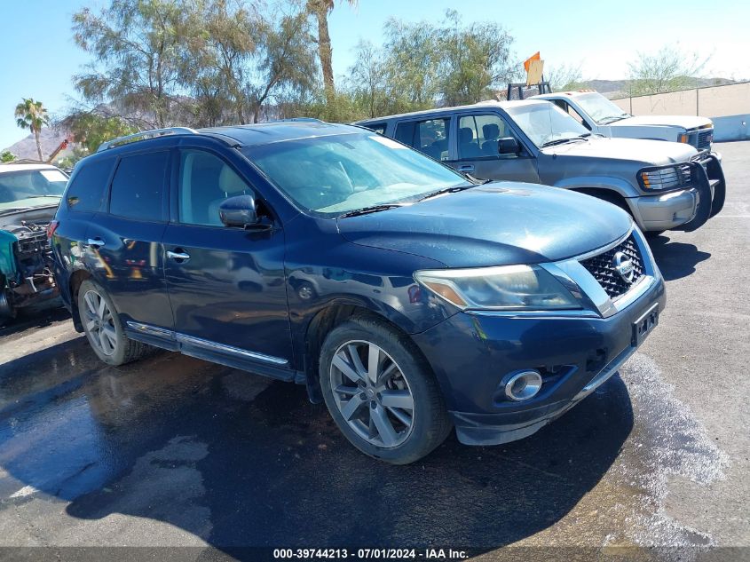 2013 NISSAN PATHFINDER PLATINUM