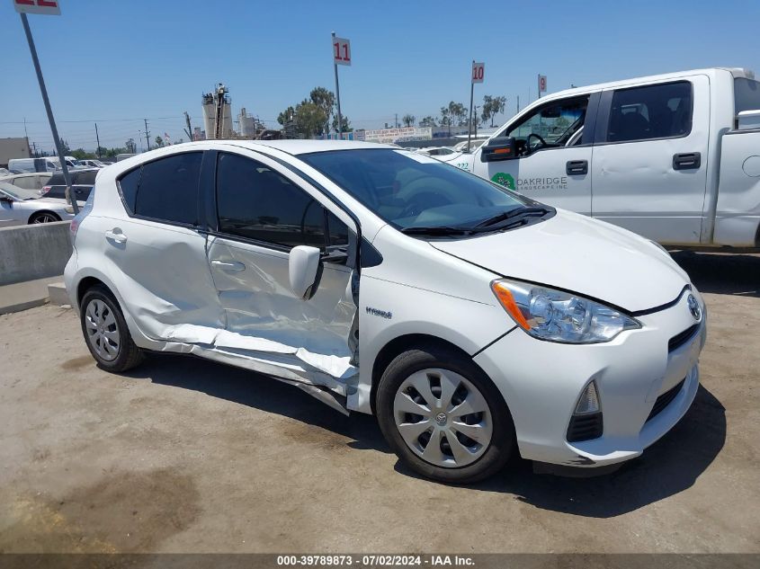 2014 TOYOTA PRIUS C ONE