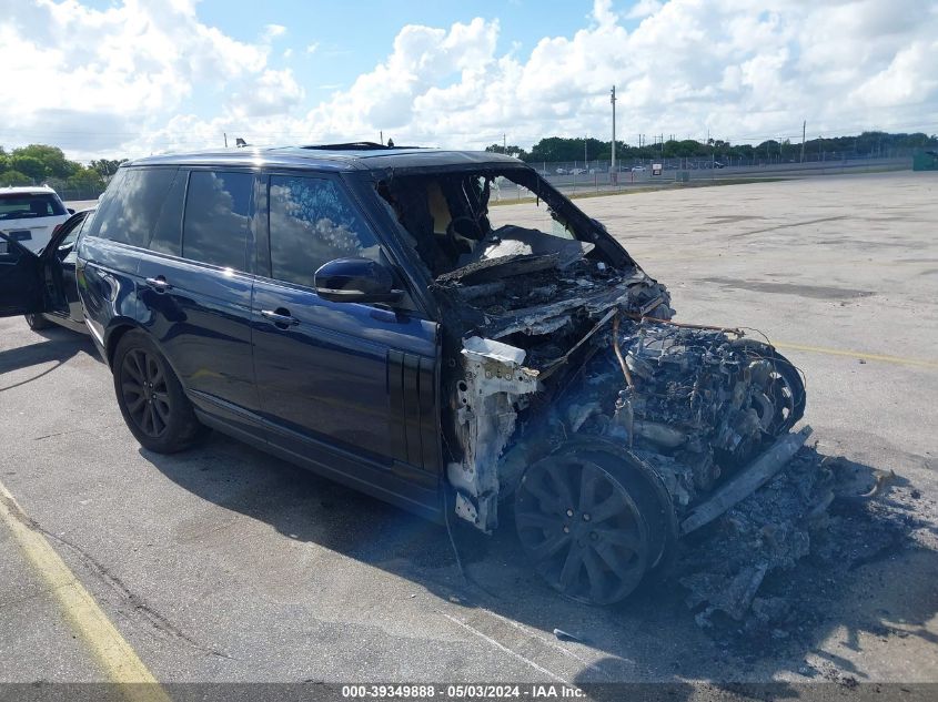 2016 LAND ROVER RANGE ROVER 3.0L V6 SUPERCHARGED HSE