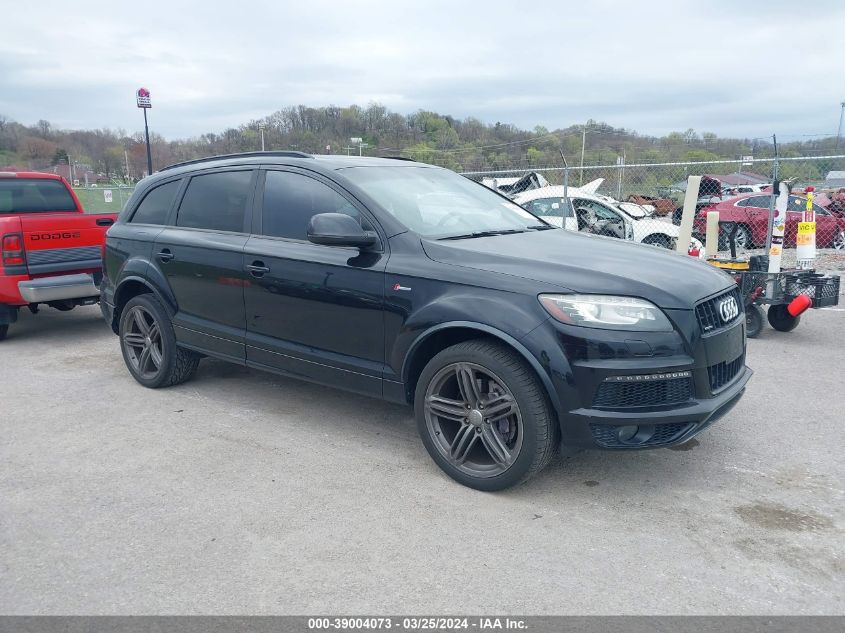 2014 AUDI Q7 3.0T S LINE PRESTIGE