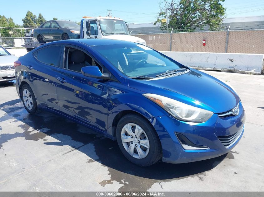 2016 HYUNDAI ELANTRA SE