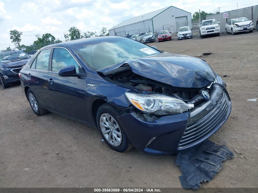 2016 TOYOTA CAMRY HYBRID LE