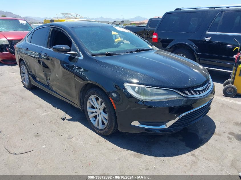 2016 CHRYSLER 200 LIMITED