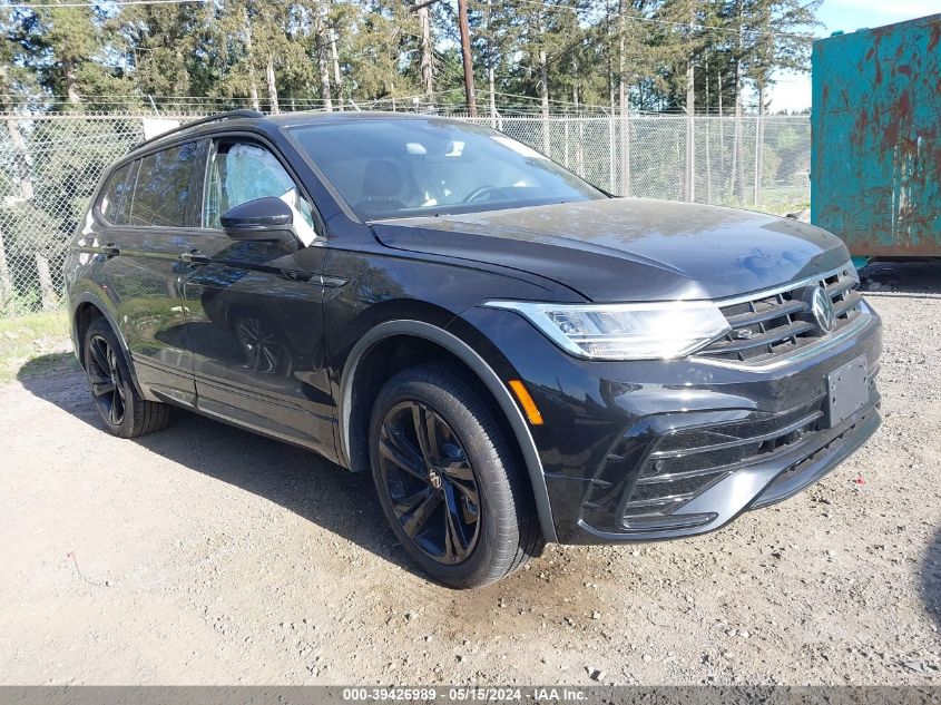 2023 VOLKSWAGEN TIGUAN 2.0T SE R-LINE BLACK