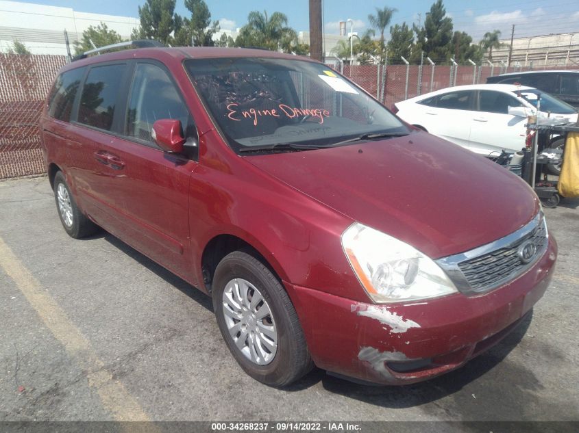 2012 KIA SEDONA LX