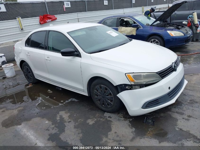 2012 VOLKSWAGEN JETTA 2.0L S