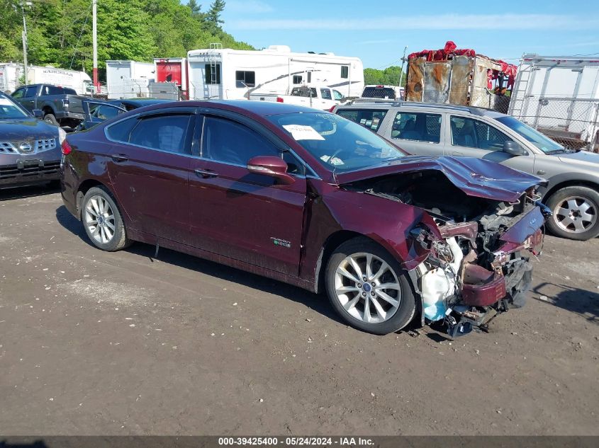 2017 FORD FUSION ENERGI SE LUXURY