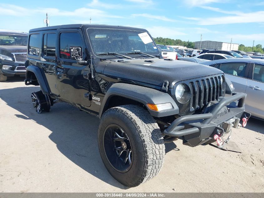 2018 JEEP WRANGLER UNLIMITED SPORT S 4X4