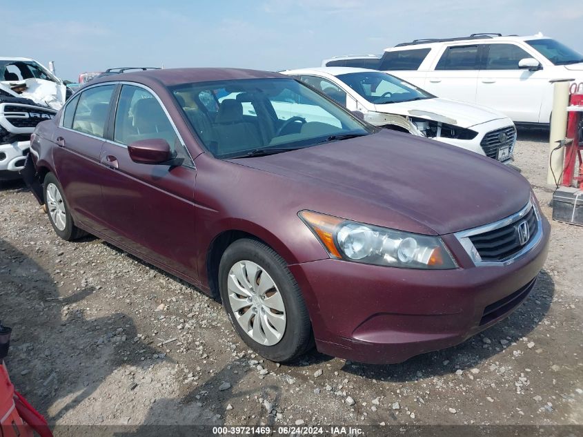 2010 HONDA ACCORD 2.4 LX