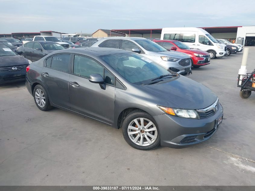 2012 HONDA CIVIC EX