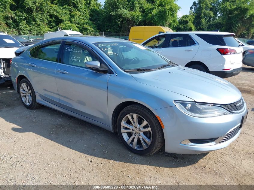 2015 CHRYSLER 200 LIMITED