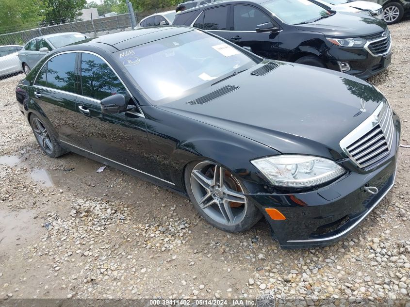 2013 MERCEDES-BENZ S 550 4MATIC