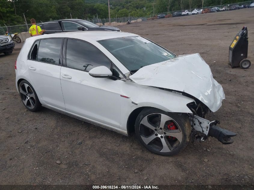 2015 VOLKSWAGEN GOLF GTI 2.0T S 4-DOOR