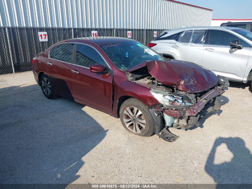 2014 HONDA ACCORD LX