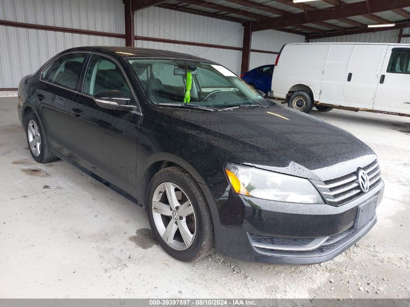 2012 VOLKSWAGEN PASSAT 2.5L SE